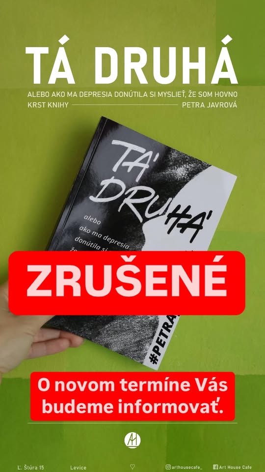TÁ DRUHÁ alebo ako ma depresia donútila si myslieť, že som hovno