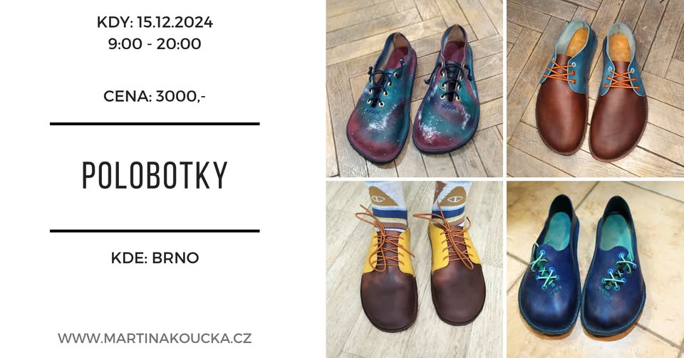 Kurz šití bot - Brno, polobotky