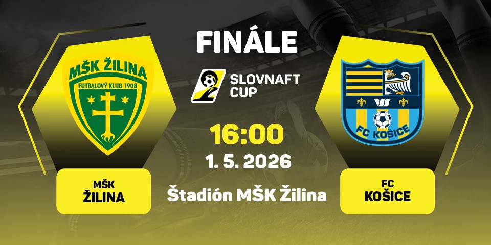 FINÁLE SLOVNAFT CUP: MŠK ŽILINA – FC KOŠICE