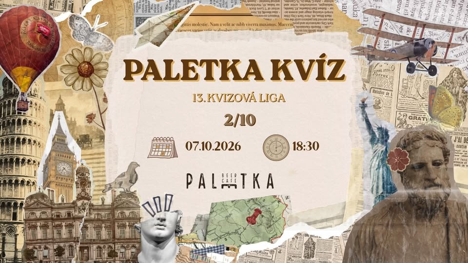 13. Paletka kvíz liga - 2/10