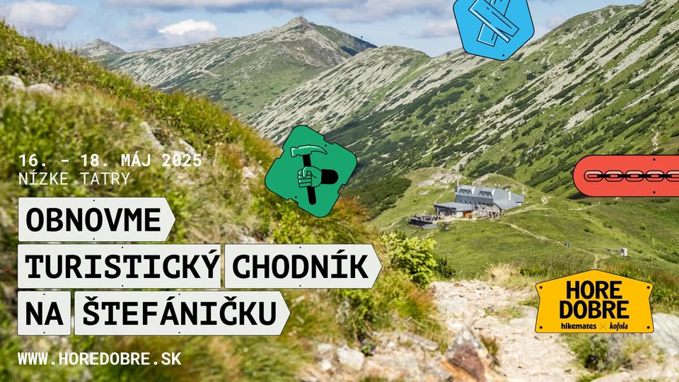 HORE DOBRE: Obnovme chodník vedúci na Štefáničku