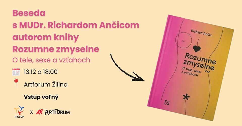 Beseda s MUDr. Richardom Ančicom autorom knihy Rozumne zmyselne