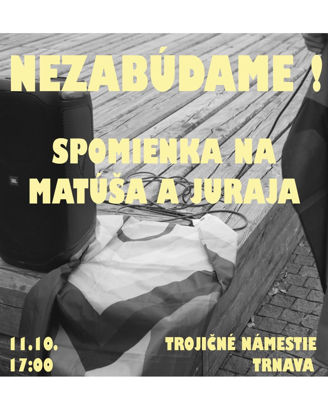 MATÚŠ A JURAJ, NEZABÚDAME!