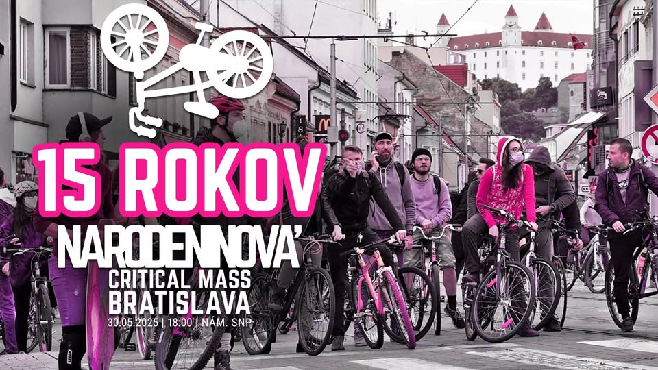 15 rokov Cyklojázd Critical Mass!