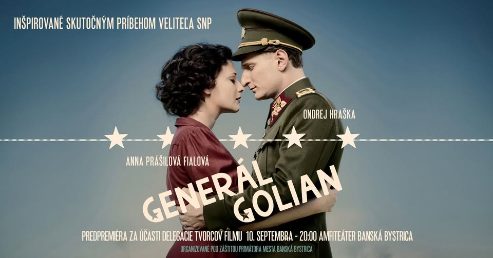 🎬 EXKLUZÍVNA PREMIÉRA FILMU GENERÁL GOLIAN | Banská Bytrica
