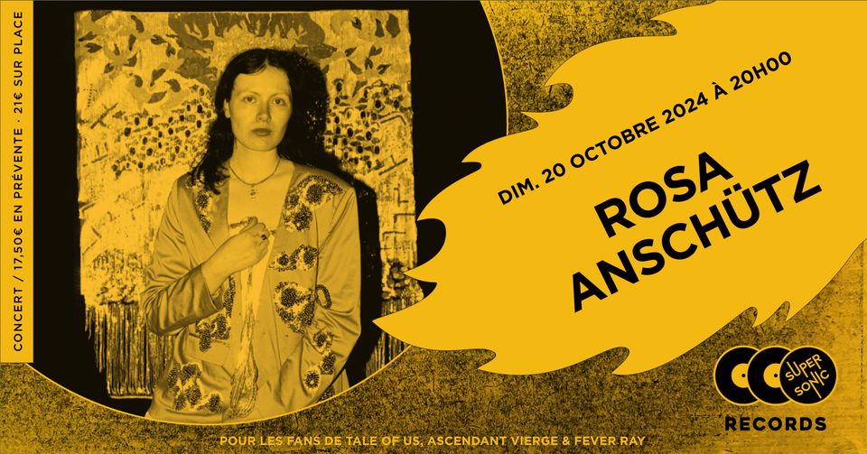 Rosa Anschütz en concert au Supersonic Records · Paris