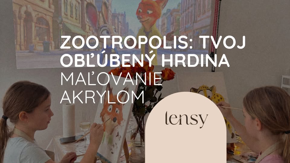 Detský workshop 🐰 Zootropolis: Tvoj obľúbený hrdina | Akryl