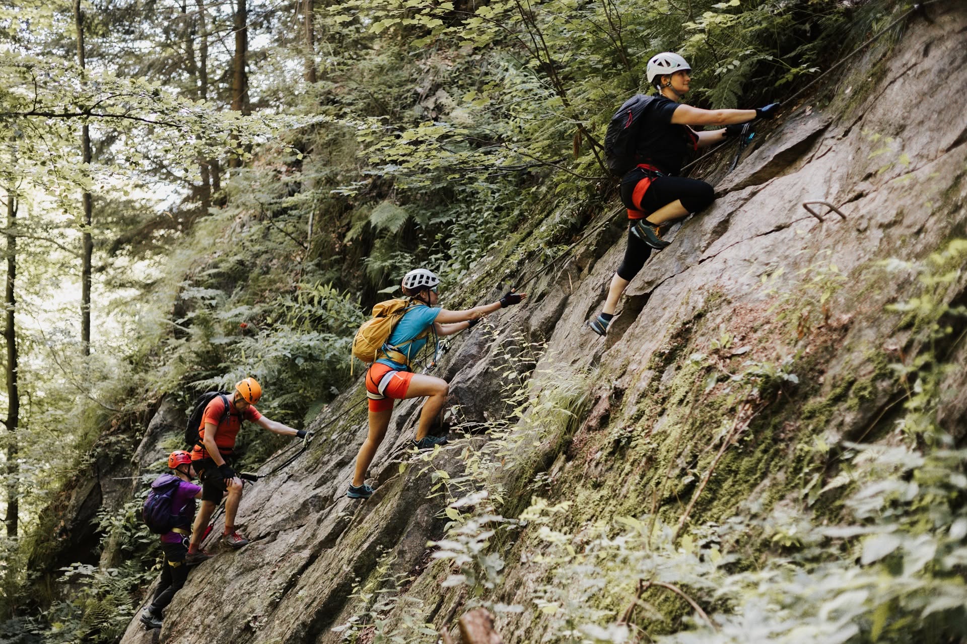 Kurs via ferrata na Słowacji