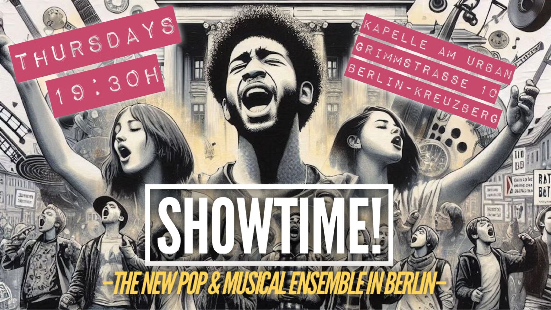 SHOWTIME! – the Urban Pop- & Musical Ensemble in Kreuzberg – Rehearsal