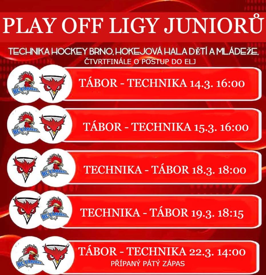 Čtvrfinále play-off Ligy juniorů ČR