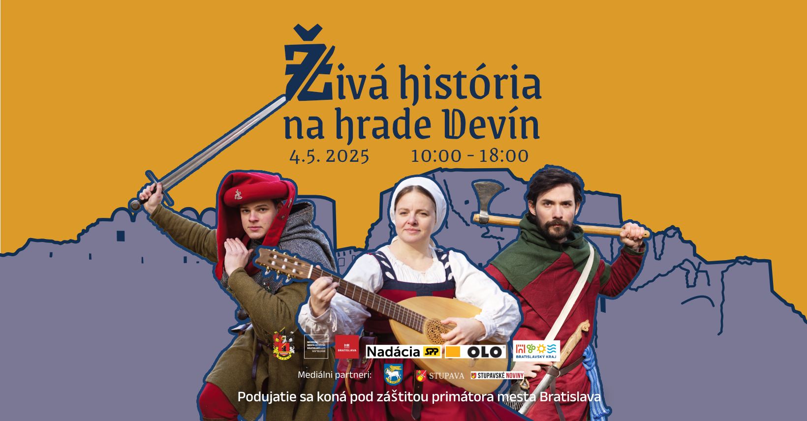Živá história na hrade Devín 2025