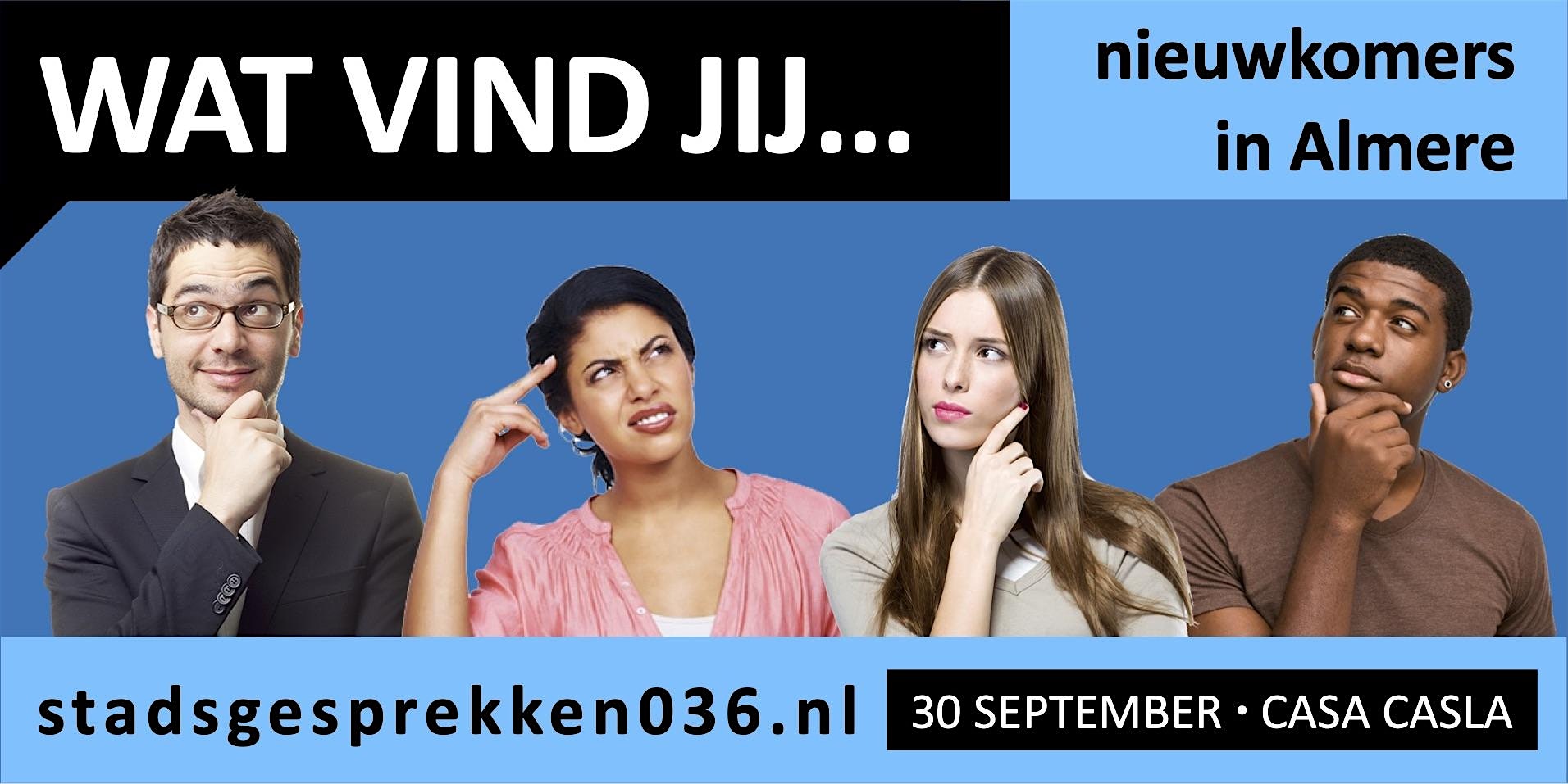 Stadsgesprek: wat vind jij... nieuwkomers in Almere