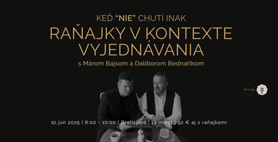 Raňajky v kontexte vyjednávania: KEĎ "NIE" CHUTÍ INAK