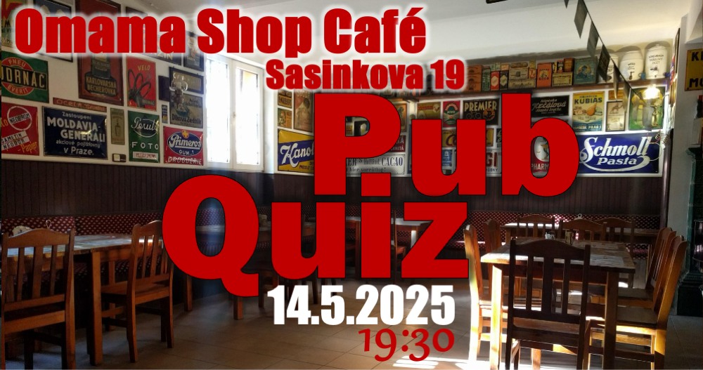 Pub Quiz v Omama Shop Café