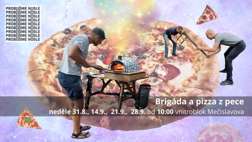 Brigáda a pizza z pece