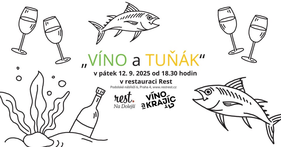 Víno a tuňák