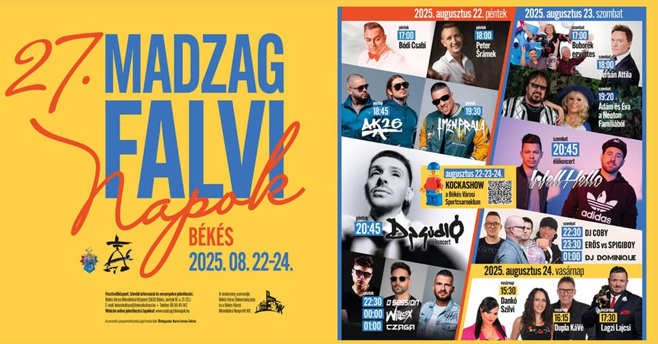 27. Madzagfalvi Napok - BÉKÉS -