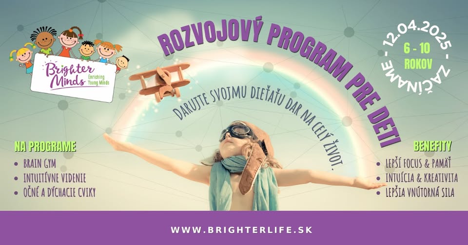 Brighter Minds program pre deti (6 - 10 r.)