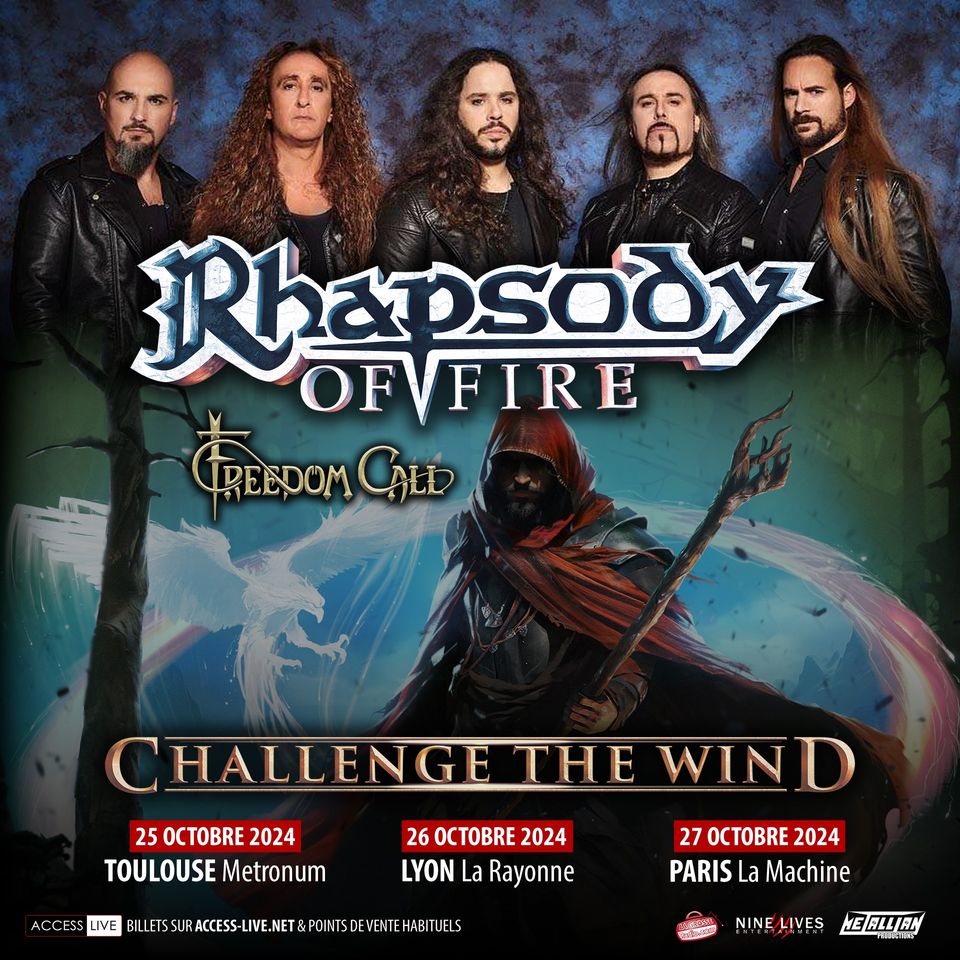 Rhapsody of Fire + Freedom Call • Paris • La Machine
