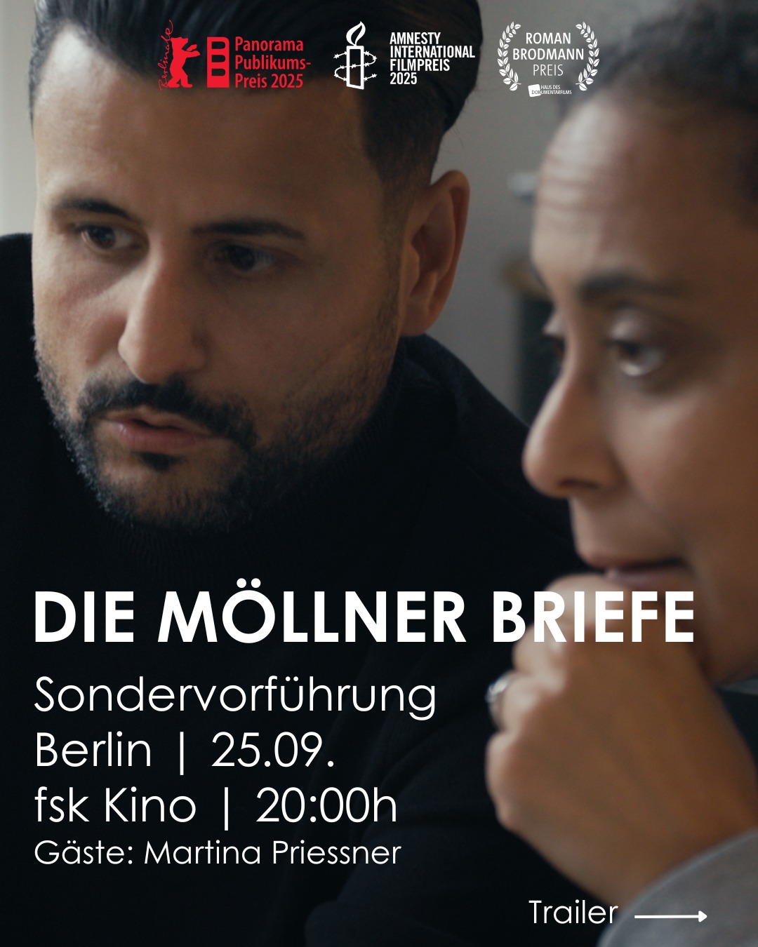SPECIAL SCREENING: Dokumentarfilm "DIE MÖLLNER BRIEFE" mit Regiegespräch