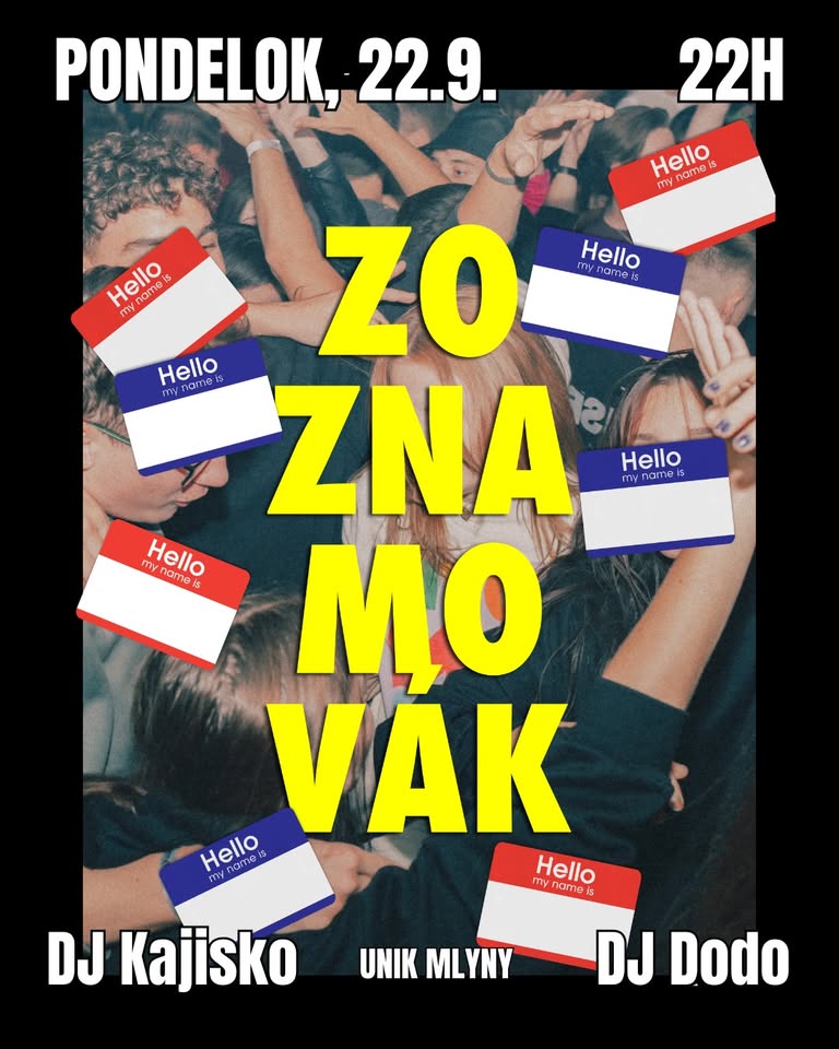 🚨Zoznamovák v UniKU - 22.9. o 22:00