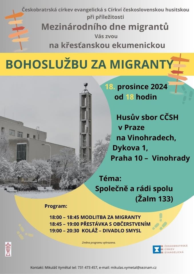 Ekumenická bohoslužba za migranty