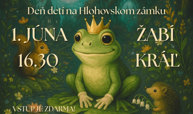 Deň detí na Hlohovskom zámku: Divadlo na hojdačke - Žabí kráľ