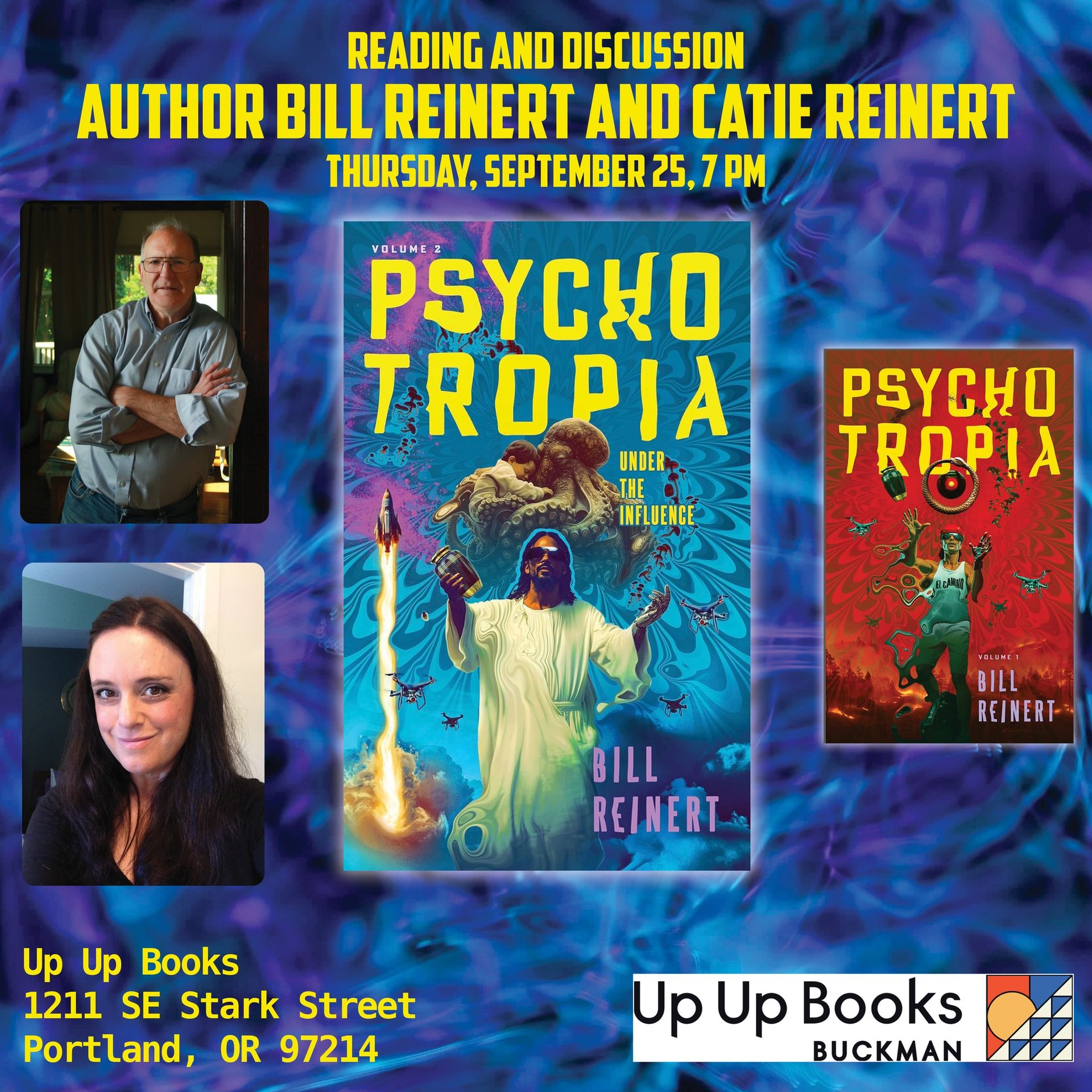 Up Up Books event with Bill Reinert
