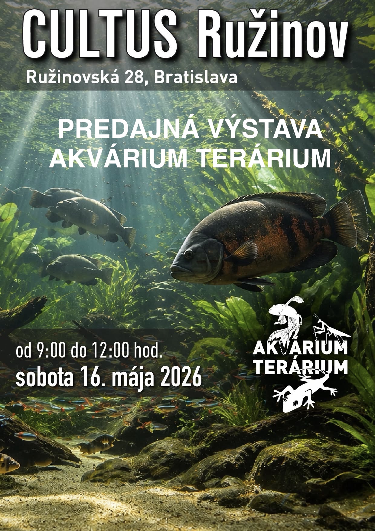 Predajná výstava Akvárium Terárium