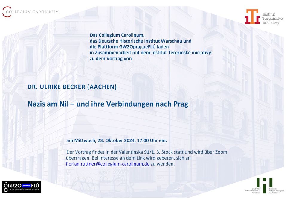 Nazis am Nil – und ihre Verbindungen nach Prag