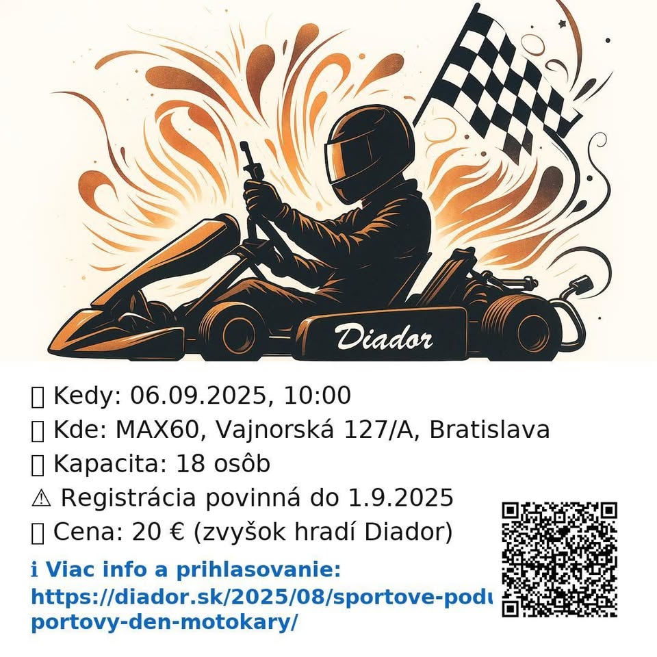 Motokáry s Diadorom