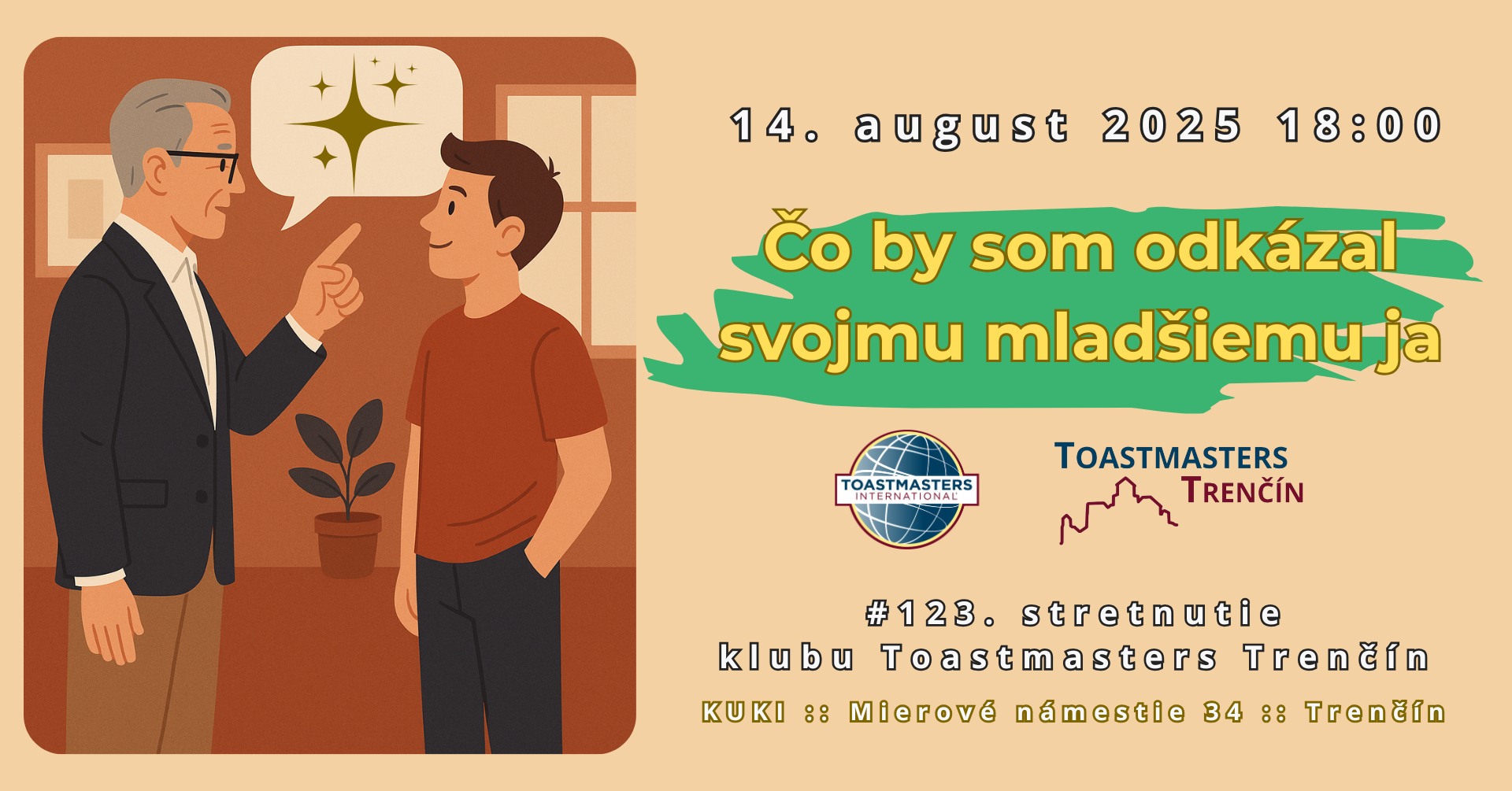 #123. stretnutie klubu Toastmasters Trenčín