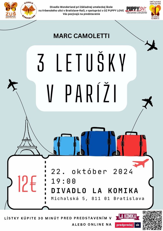 Tri letušky v Paríži