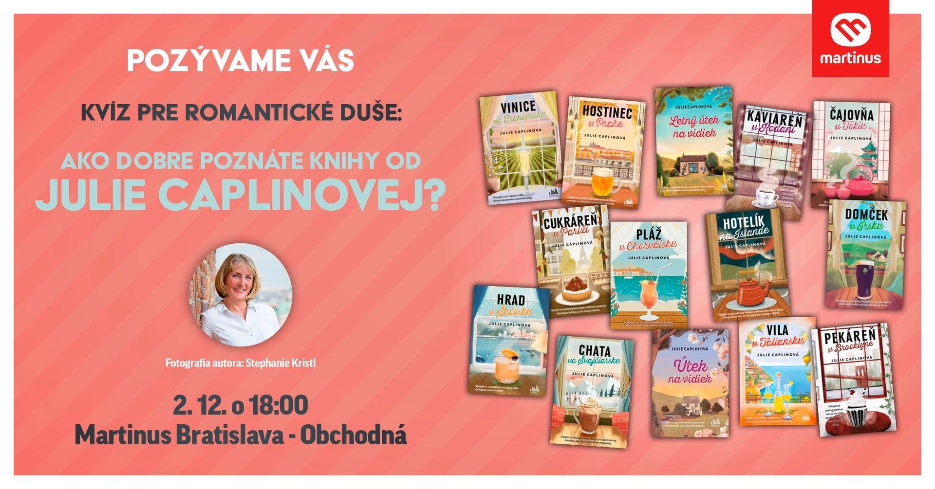 Kvíz pre romantické duše - Julie Caplinová