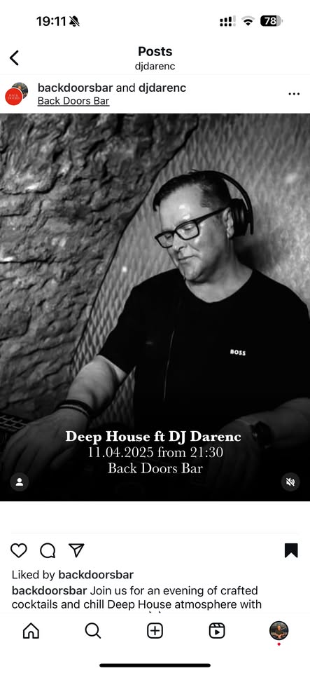 Deep house @ Back Doors Bar Prague
