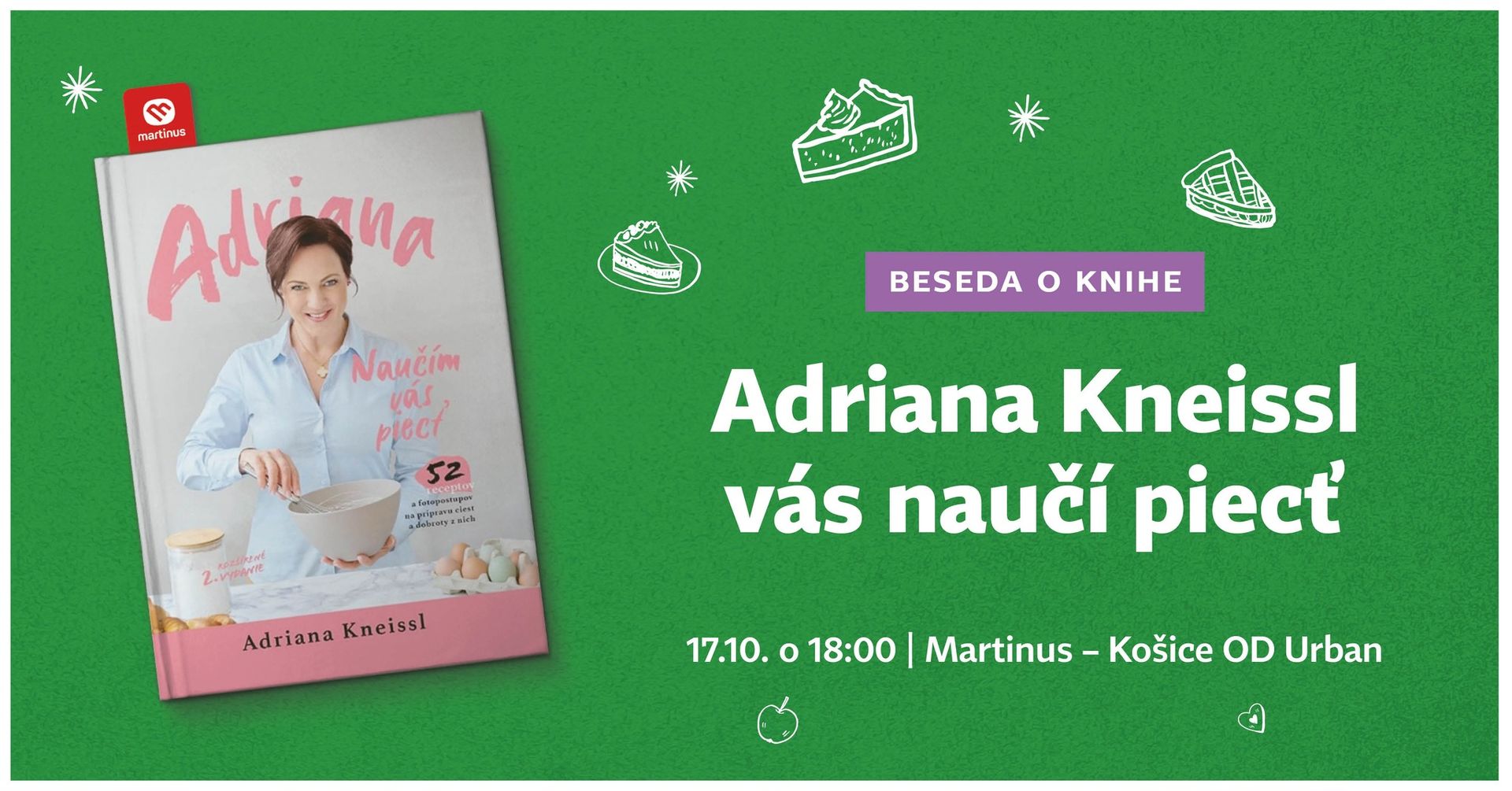 Adriana Kneissl vás naučí piecť