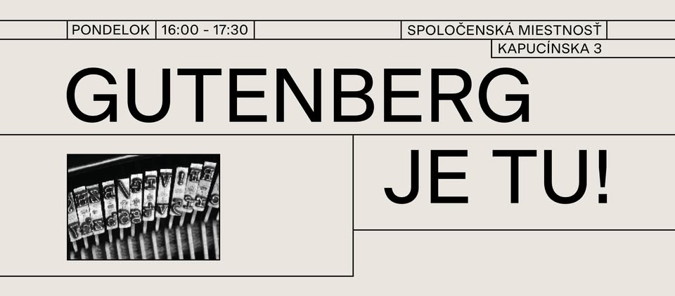 Gutenberg je tu! - Priestorová kniha