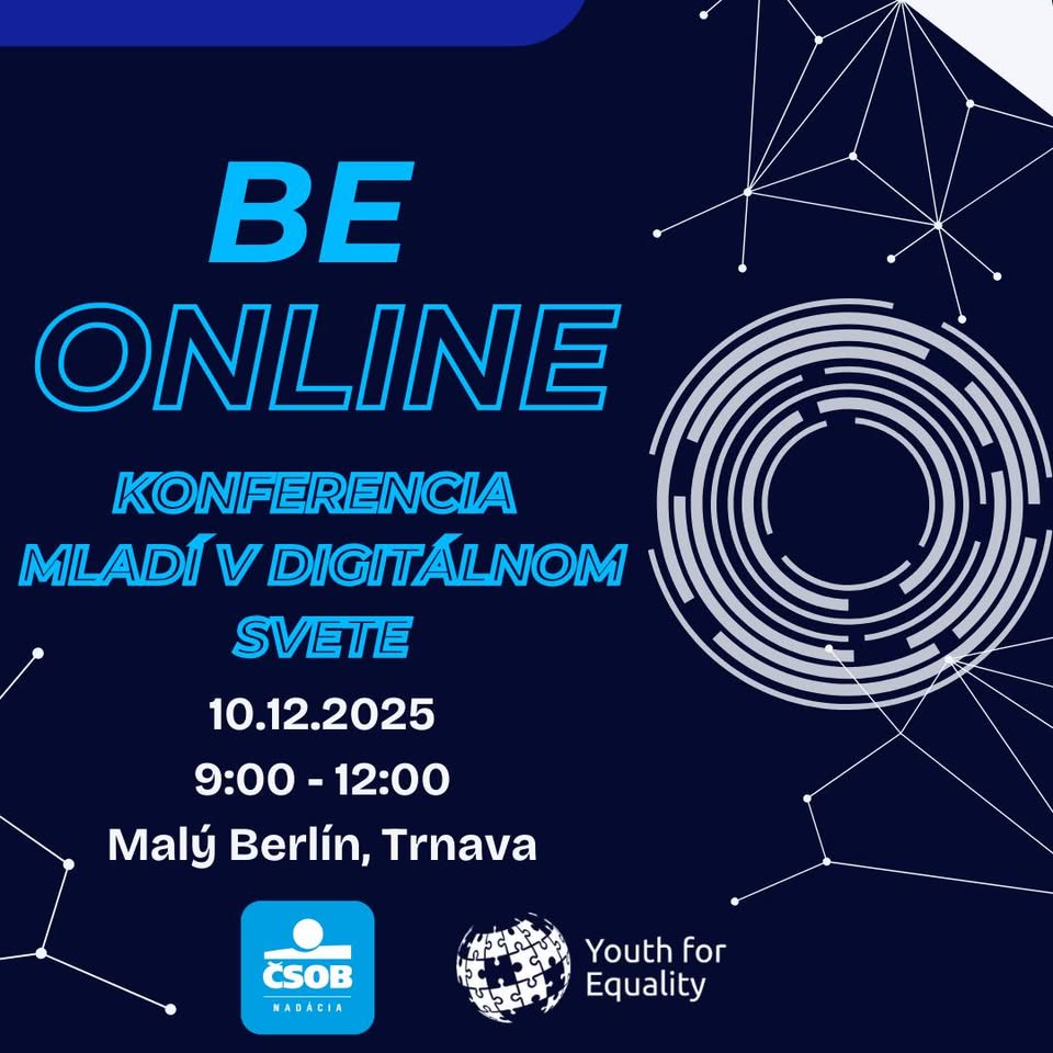 BE-ONLINE Konferencia: Mladí v digitálnom svete