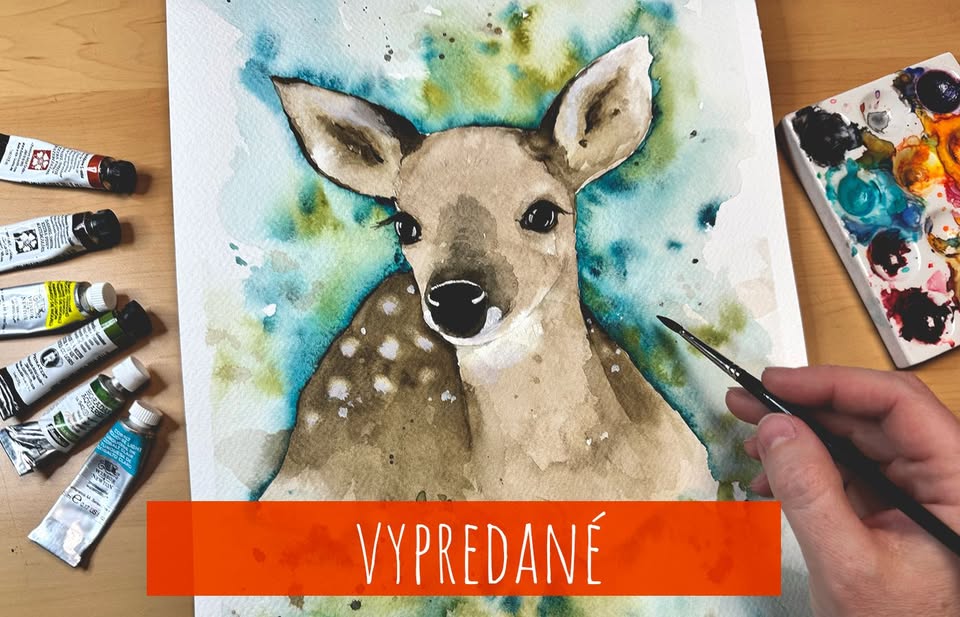 Miniworkshop Akvarel - Bambi (6+) (VYPREDANÉ)