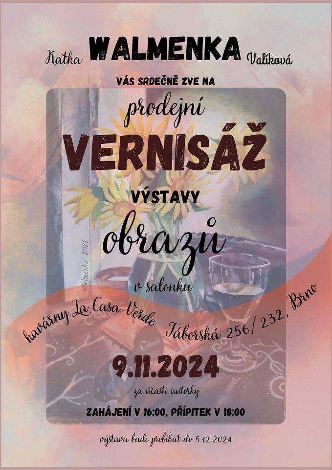 Vernisáž výstavy obrazů