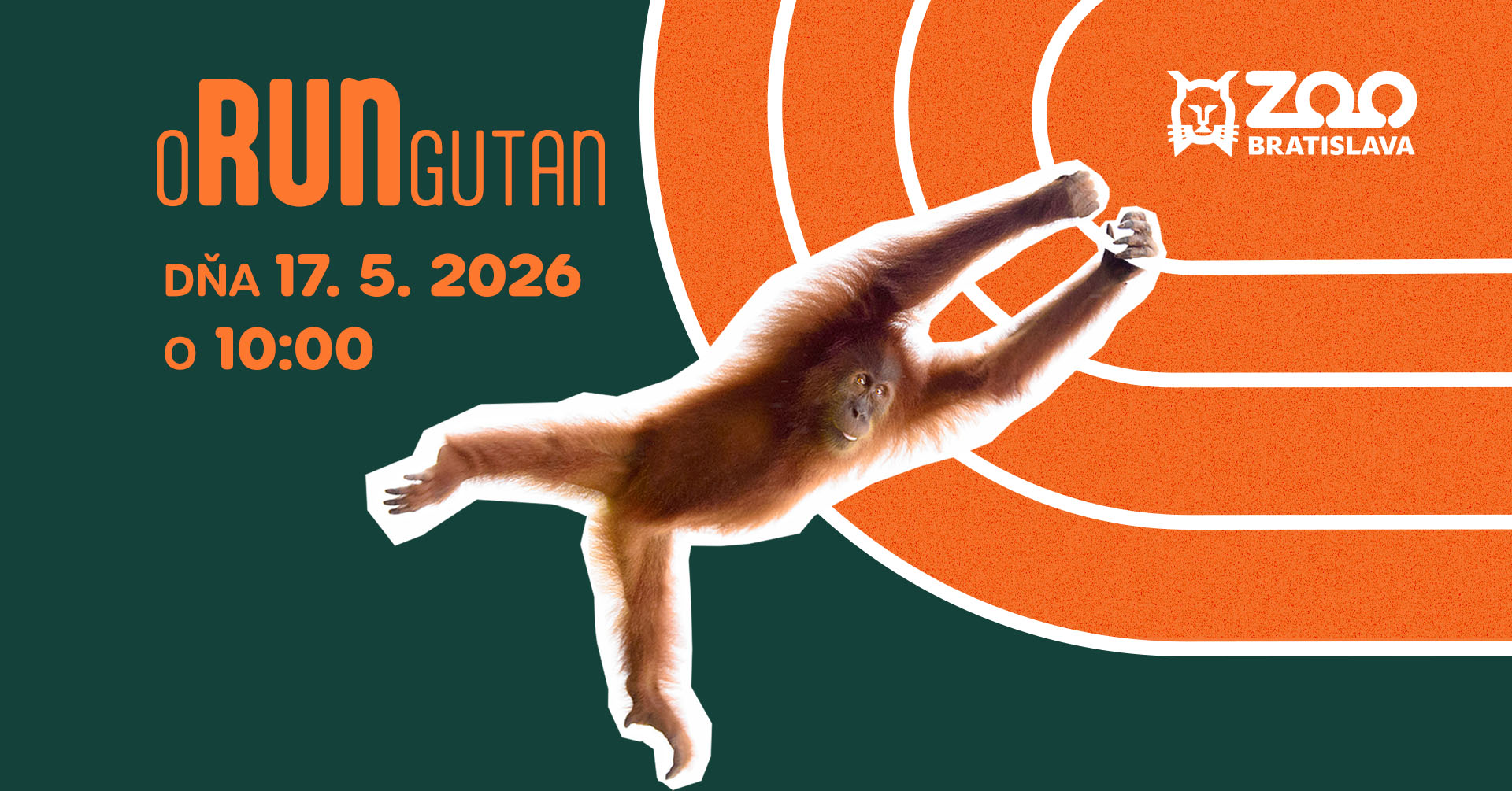🧡 oRUNgutan 2026 – bež pre primáty! 🐒🏃‍♂️