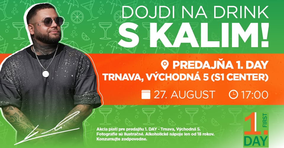 Dojdi na drink s Kalim!