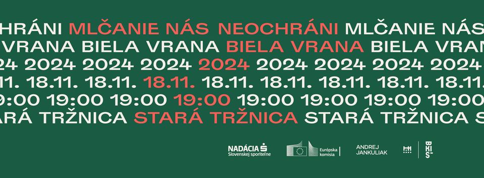 BIELA VRANA 2024: Mlčanie nás neochráni