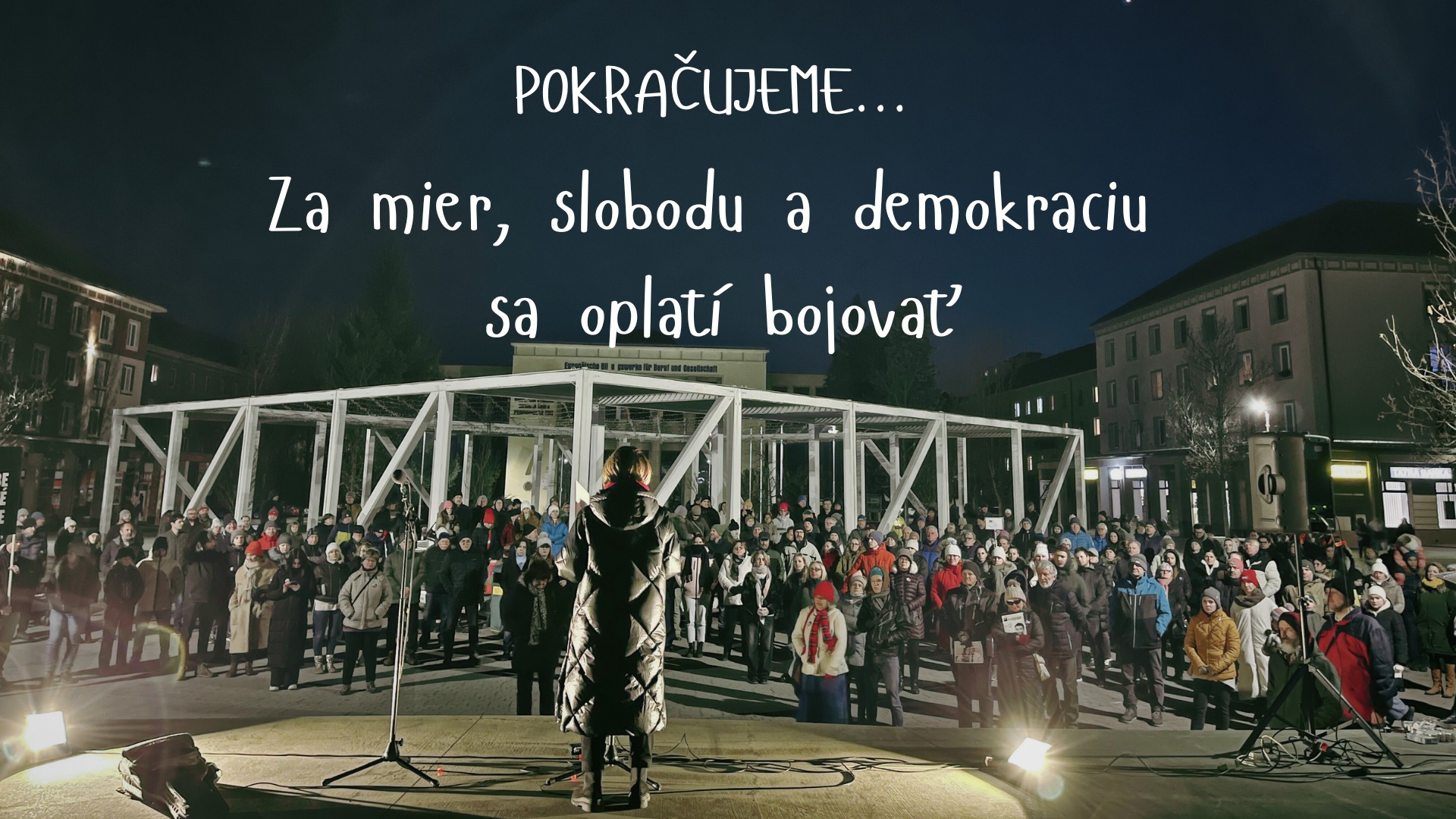 Za mier, slobodu a demokraciu
