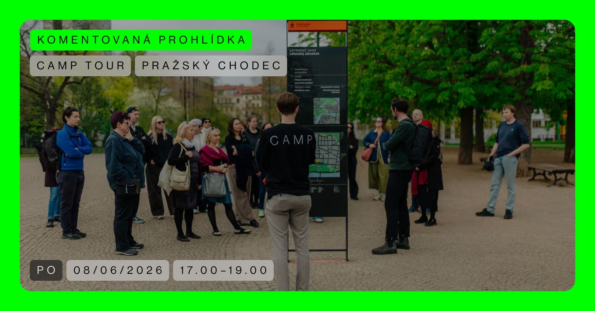 CAMP TOUR 🟢 Pražský chodec
