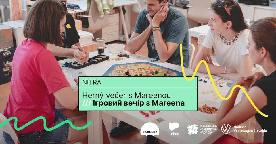 NITRA 🟢 Herný večer s Mareenou 🎲 Ігри вечір з Маріною