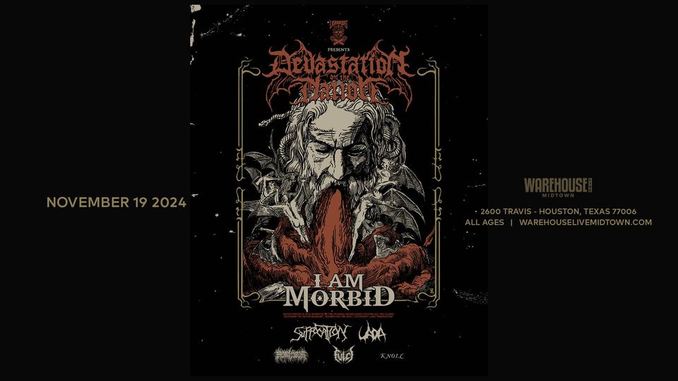 DEVASTATION ON THE NATION TOUR at Warehouse Live Midtown Tuesday November 19, 2024