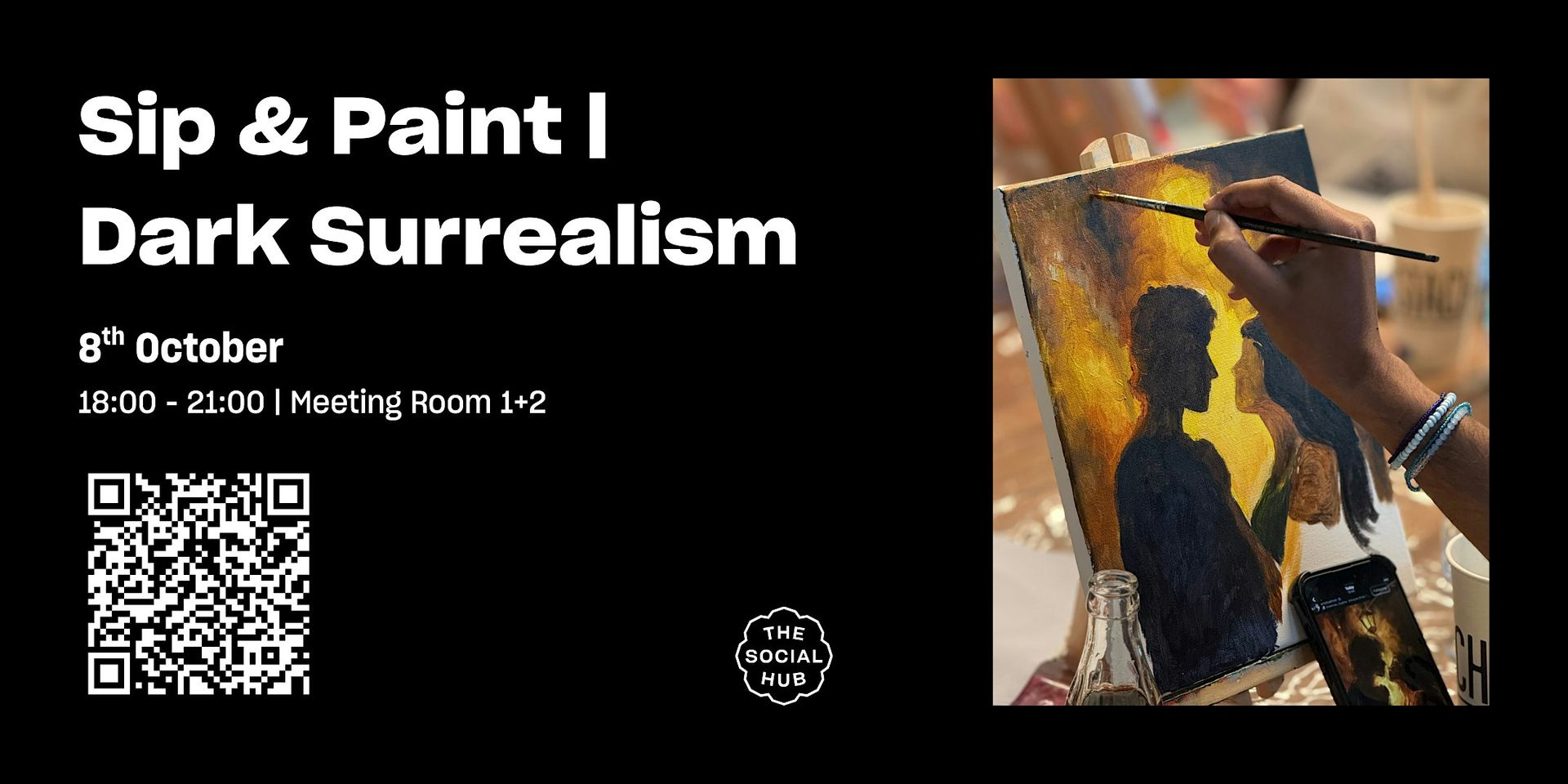 Sip & Paint | Dark Surrealism