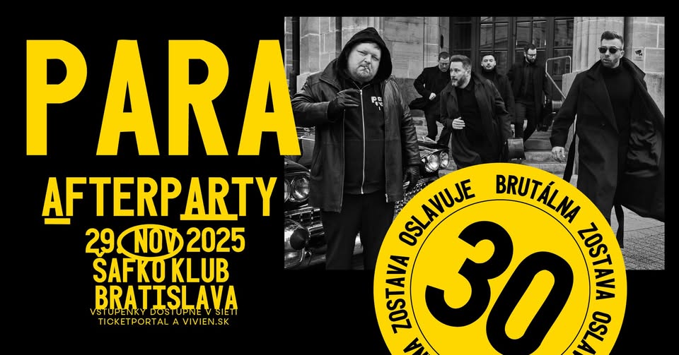 PARA | AFTERPARTY --- VYPREDANÉ ---