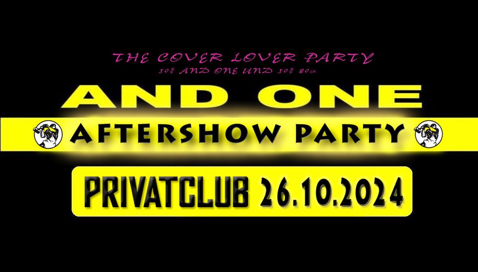 ✪ And One ✪ Aftershow Party ✪ 26.10.24